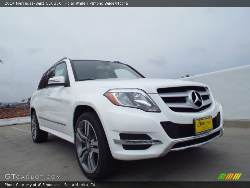 Polar White / Almond Beige/Mocha 2014 Mercedes-Benz GLK 350