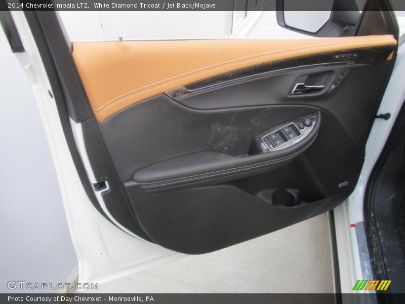 White Diamond Tricoat / Jet Black/Mojave 2014 Chevrolet Impala LTZ
