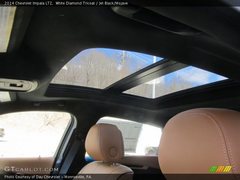 White Diamond Tricoat / Jet Black/Mojave 2014 Chevrolet Impala LTZ