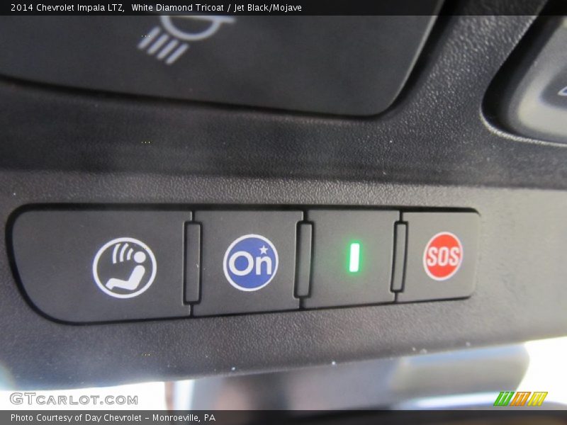 White Diamond Tricoat / Jet Black/Mojave 2014 Chevrolet Impala LTZ