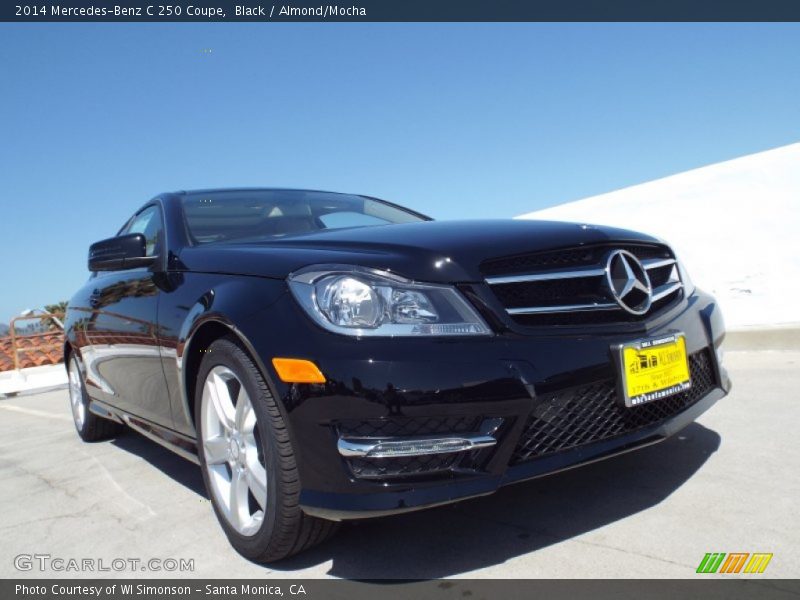 Black / Almond/Mocha 2014 Mercedes-Benz C 250 Coupe