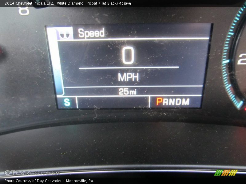 White Diamond Tricoat / Jet Black/Mojave 2014 Chevrolet Impala LTZ