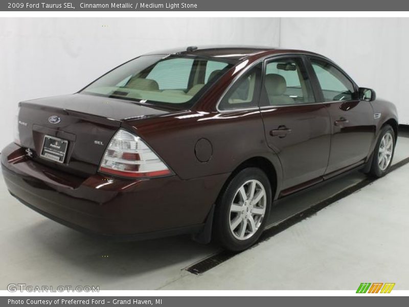 Cinnamon Metallic / Medium Light Stone 2009 Ford Taurus SEL
