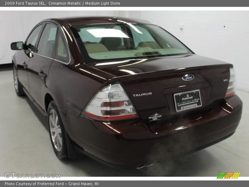 Cinnamon Metallic / Medium Light Stone 2009 Ford Taurus SEL
