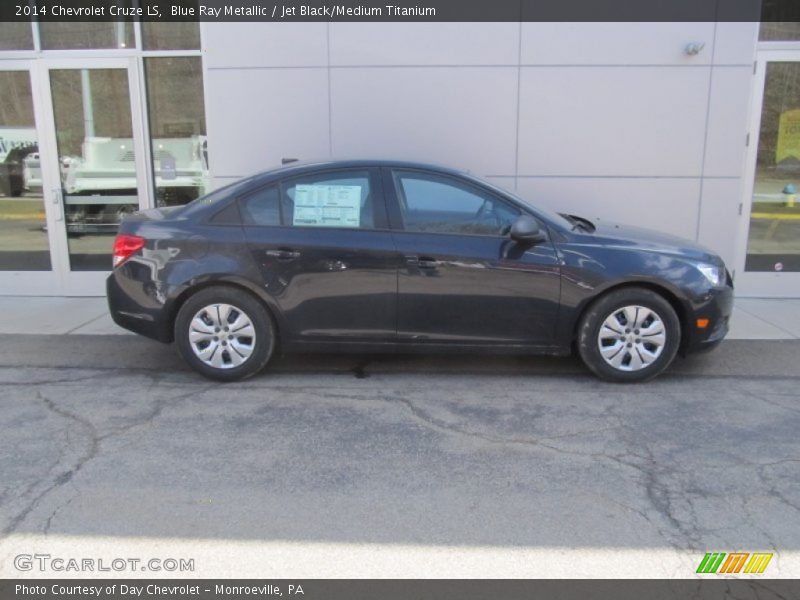 Blue Ray Metallic / Jet Black/Medium Titanium 2014 Chevrolet Cruze LS