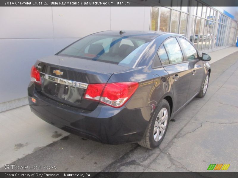 Blue Ray Metallic / Jet Black/Medium Titanium 2014 Chevrolet Cruze LS