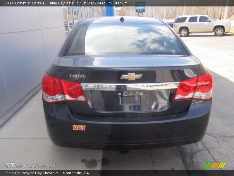 Blue Ray Metallic / Jet Black/Medium Titanium 2014 Chevrolet Cruze LS