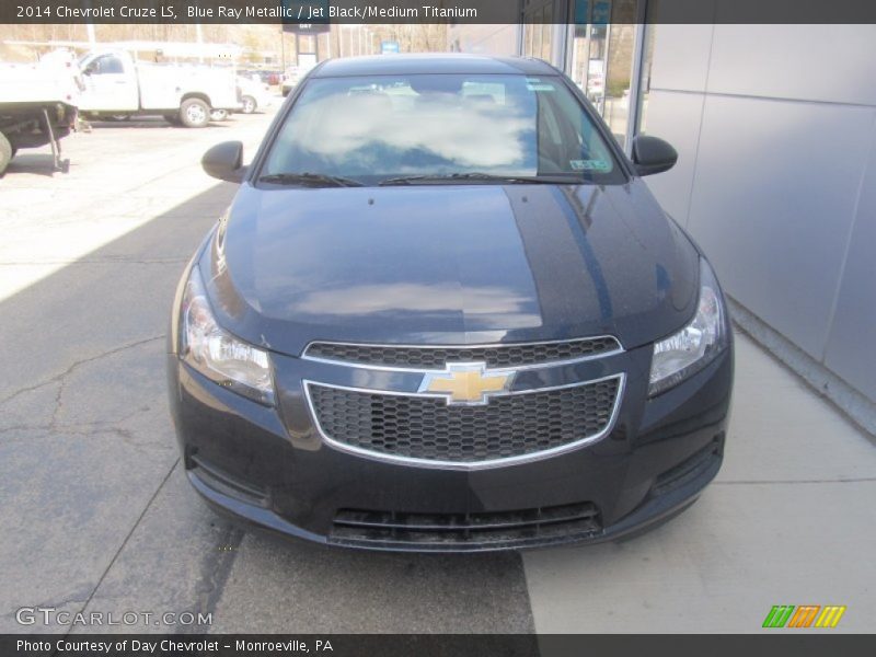 Blue Ray Metallic / Jet Black/Medium Titanium 2014 Chevrolet Cruze LS
