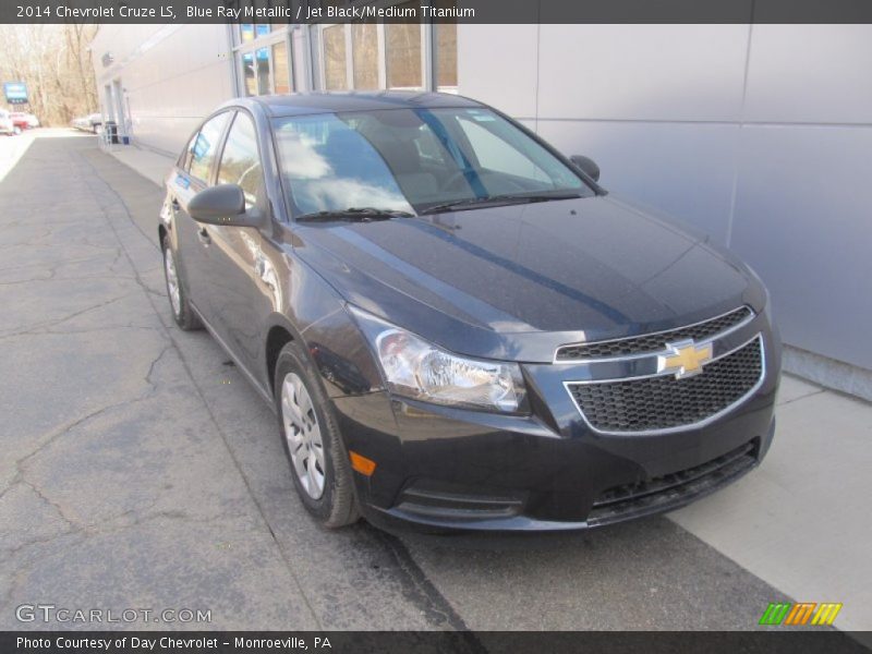 Blue Ray Metallic / Jet Black/Medium Titanium 2014 Chevrolet Cruze LS