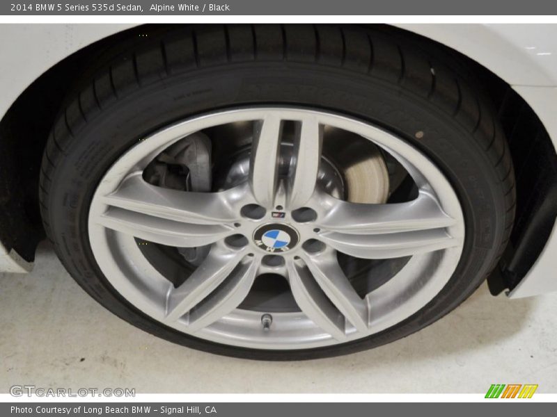 Alpine White / Black 2014 BMW 5 Series 535d Sedan