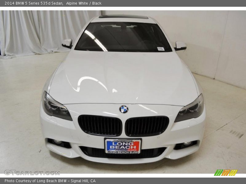 Alpine White / Black 2014 BMW 5 Series 535d Sedan