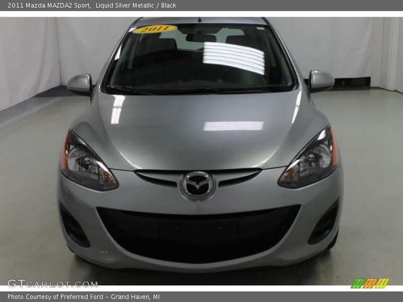 Liquid Silver Metallic / Black 2011 Mazda MAZDA2 Sport