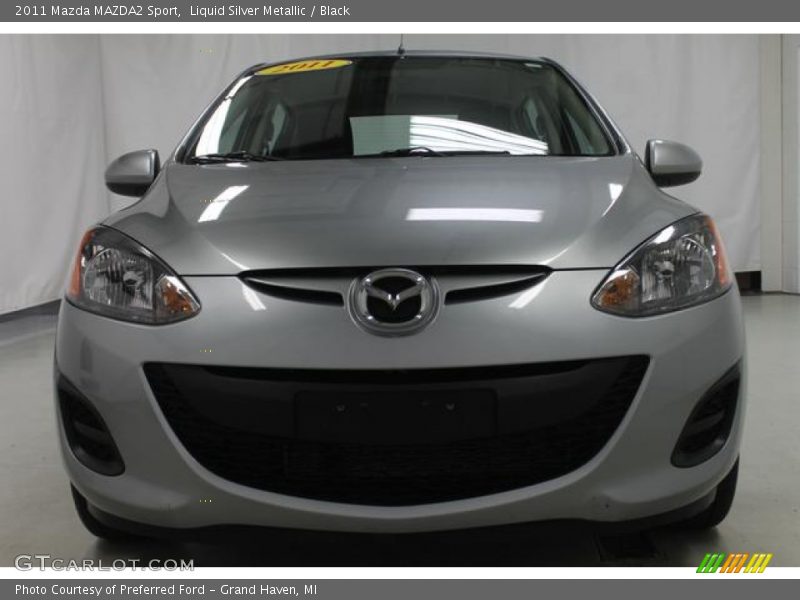 Liquid Silver Metallic / Black 2011 Mazda MAZDA2 Sport