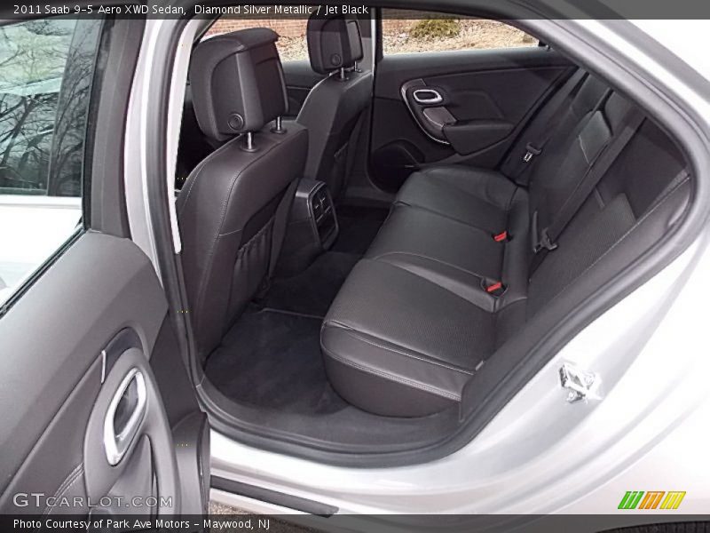 Diamond Silver Metallic / Jet Black 2011 Saab 9-5 Aero XWD Sedan