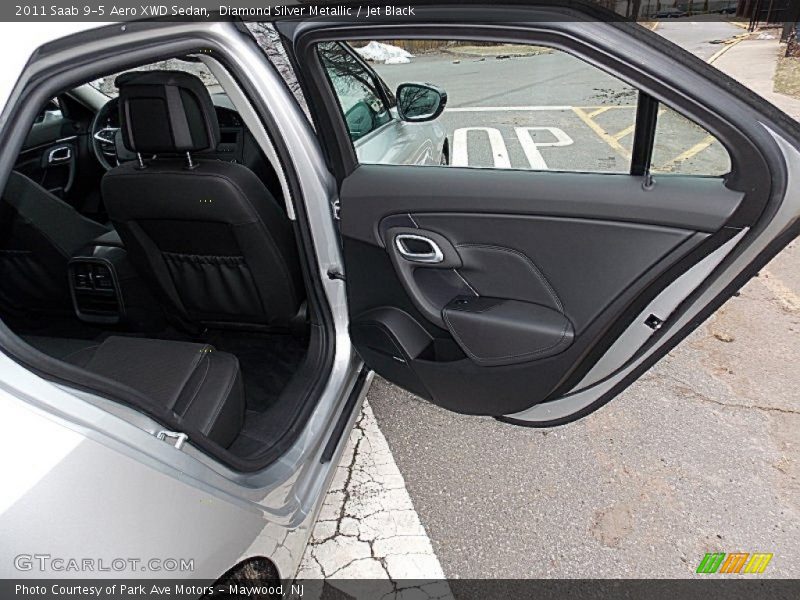 Diamond Silver Metallic / Jet Black 2011 Saab 9-5 Aero XWD Sedan