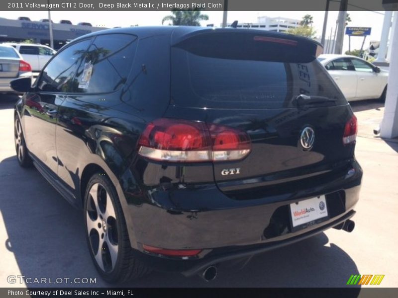 Deep Black Metallic / Interlagos Plaid Cloth 2011 Volkswagen GTI 2 Door