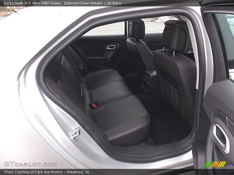 Diamond Silver Metallic / Jet Black 2011 Saab 9-5 Aero XWD Sedan