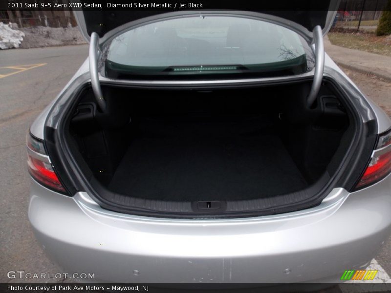 Diamond Silver Metallic / Jet Black 2011 Saab 9-5 Aero XWD Sedan