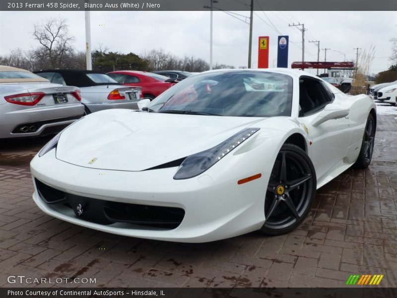 Front 3/4 View of 2013 458 Spider