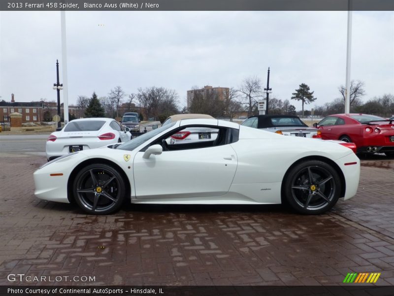  2013 458 Spider Bianco Avus (White)