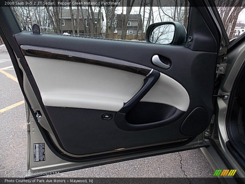 Pepper Green Metallic / Parchment 2008 Saab 9-5 2.3T Sedan