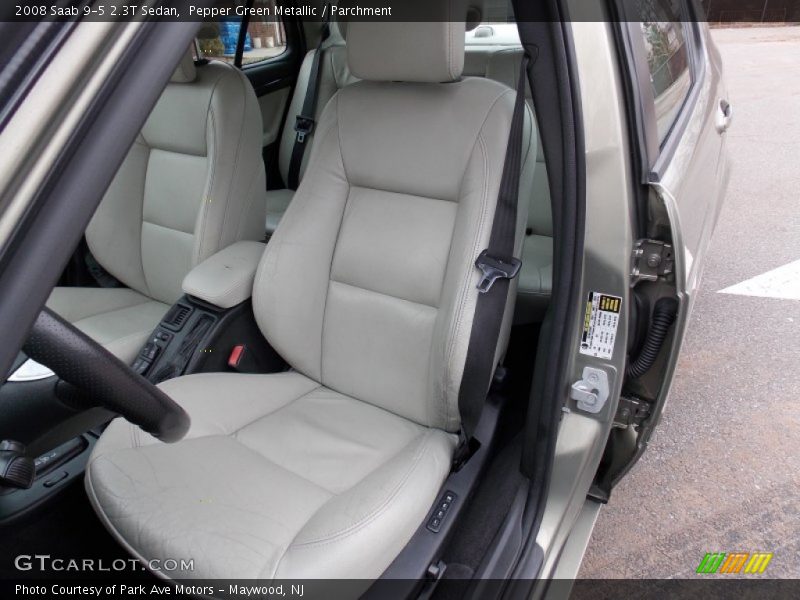 Pepper Green Metallic / Parchment 2008 Saab 9-5 2.3T Sedan