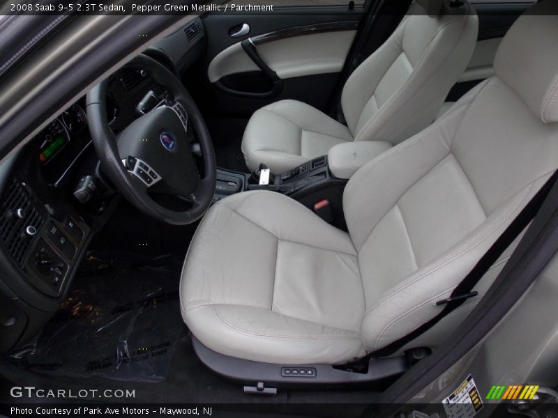 Pepper Green Metallic / Parchment 2008 Saab 9-5 2.3T Sedan