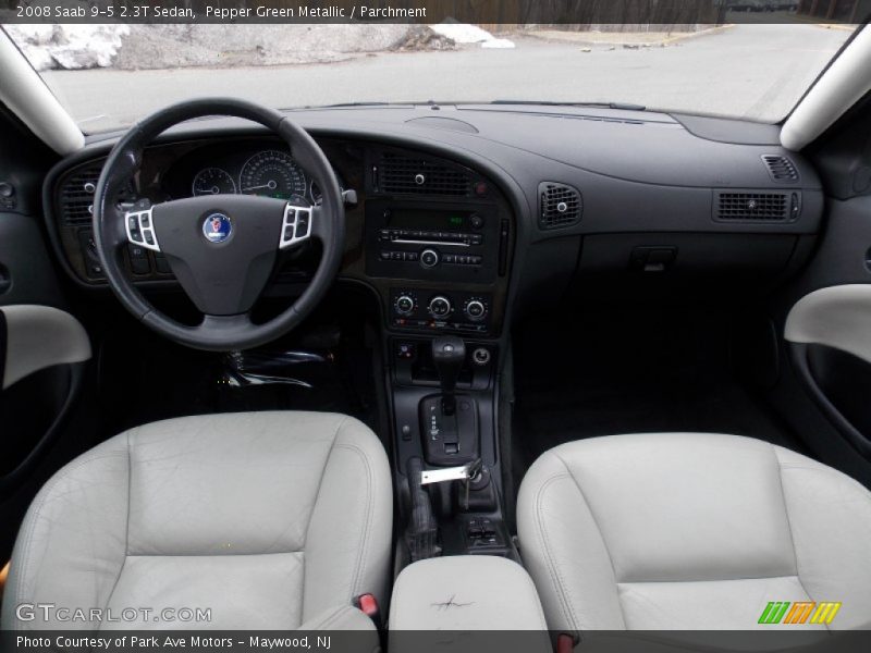 Pepper Green Metallic / Parchment 2008 Saab 9-5 2.3T Sedan