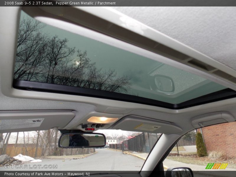 Pepper Green Metallic / Parchment 2008 Saab 9-5 2.3T Sedan