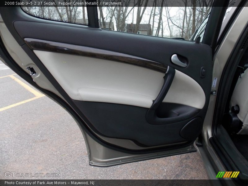Pepper Green Metallic / Parchment 2008 Saab 9-5 2.3T Sedan