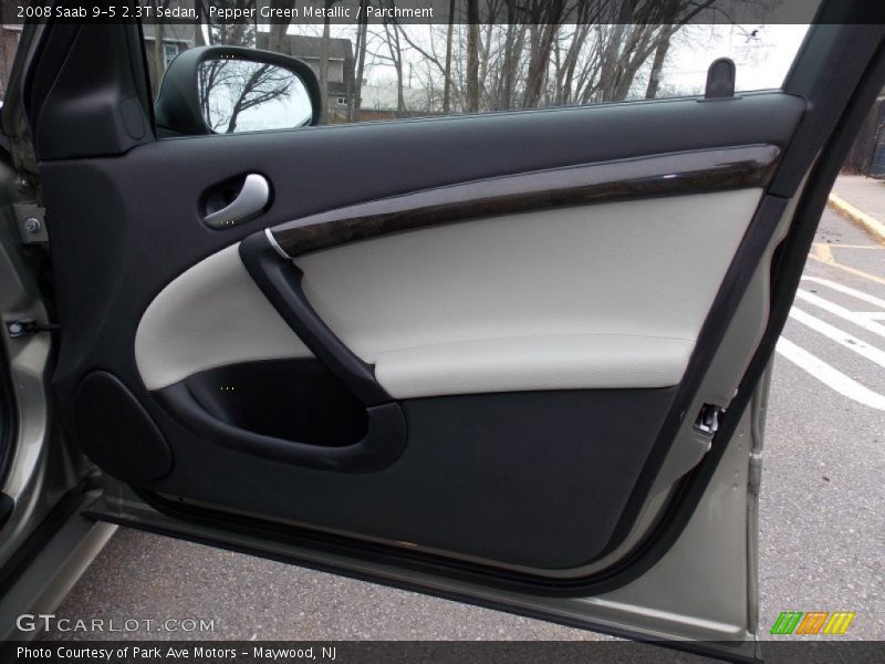 Pepper Green Metallic / Parchment 2008 Saab 9-5 2.3T Sedan