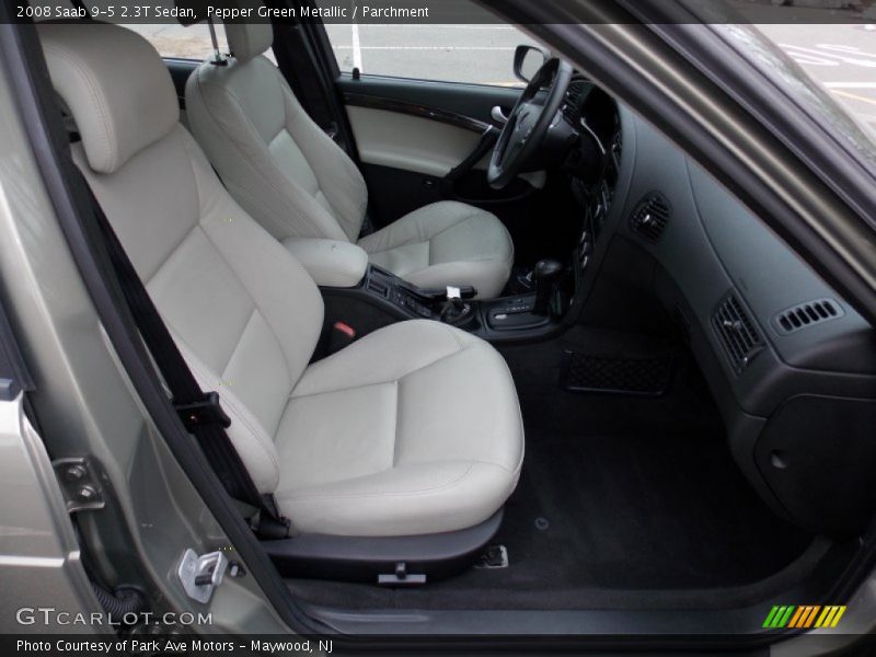 Pepper Green Metallic / Parchment 2008 Saab 9-5 2.3T Sedan