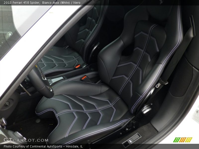 Front Seat of 2013 458 Spider