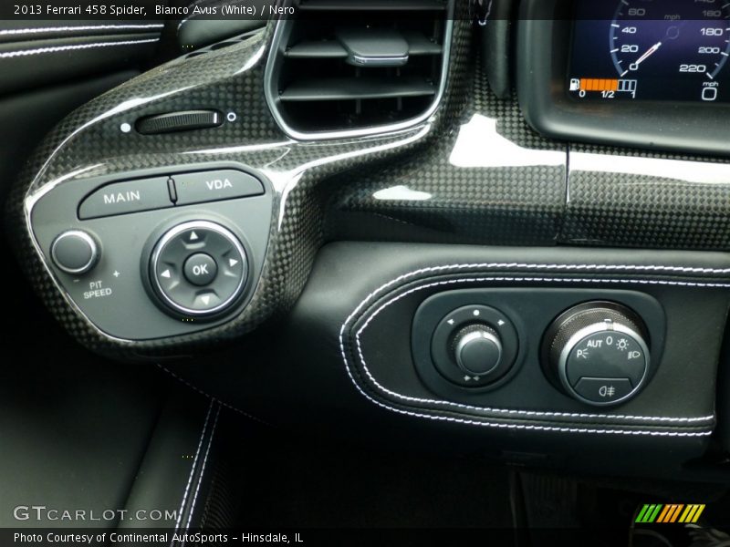 Controls of 2013 458 Spider