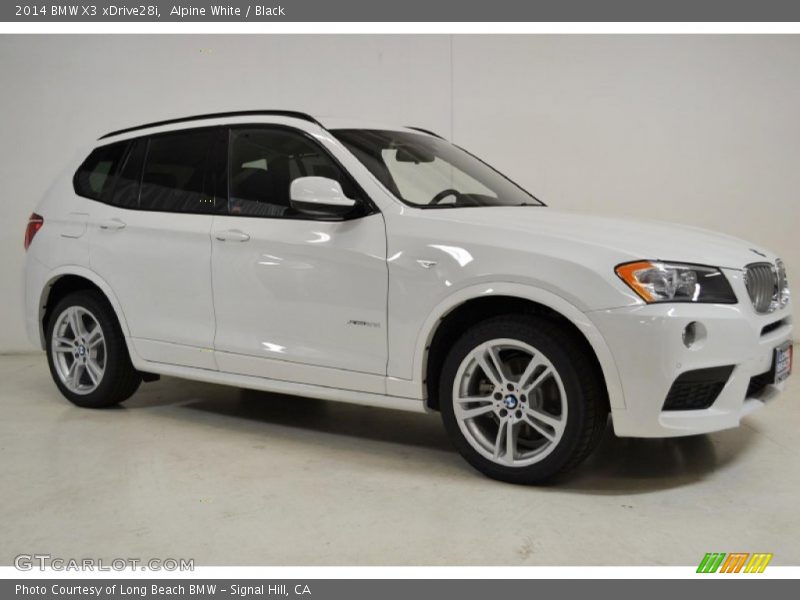 Alpine White / Black 2014 BMW X3 xDrive28i