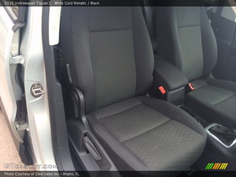 White Gold Metallic / Black 2012 Volkswagen Tiguan S