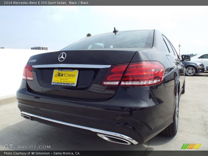 Black / Black 2014 Mercedes-Benz E 350 Sport Sedan