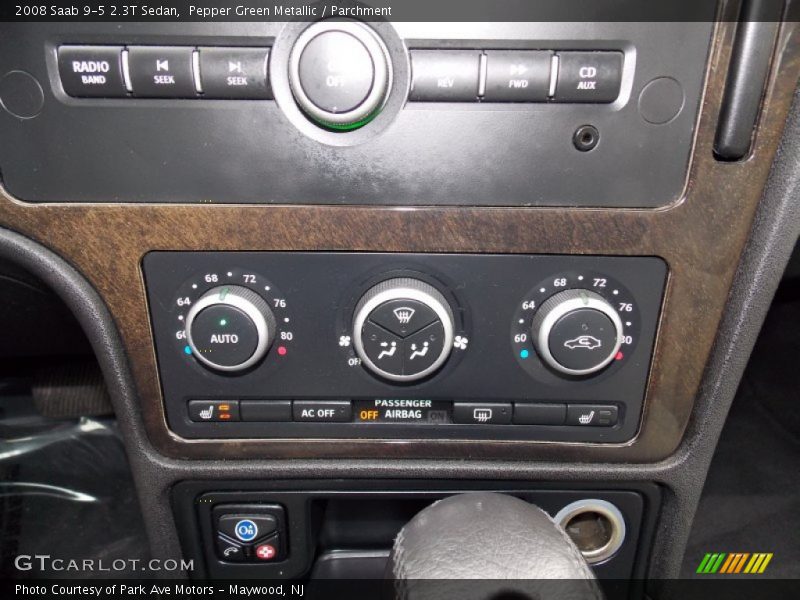 Pepper Green Metallic / Parchment 2008 Saab 9-5 2.3T Sedan