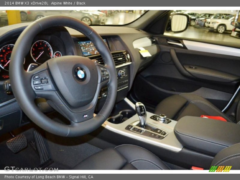 Alpine White / Black 2014 BMW X3 xDrive28i