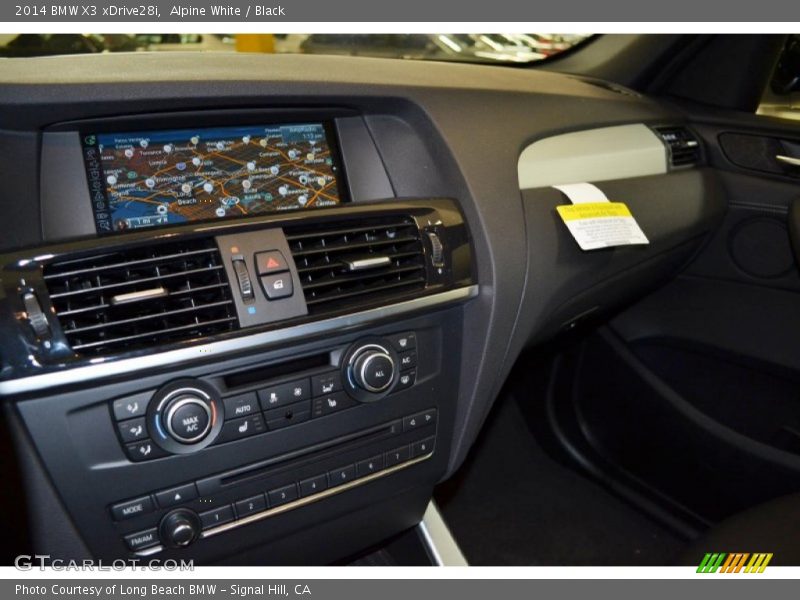 Alpine White / Black 2014 BMW X3 xDrive28i