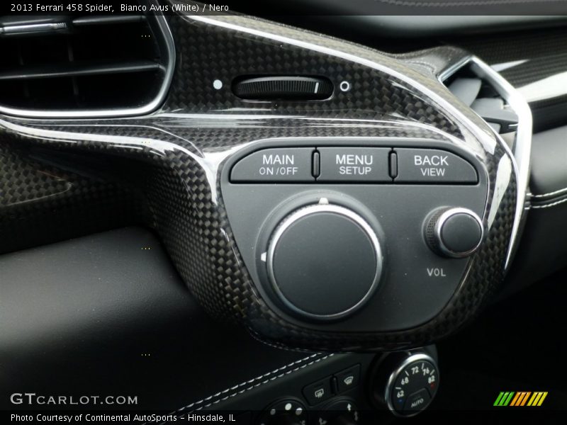 Controls of 2013 458 Spider