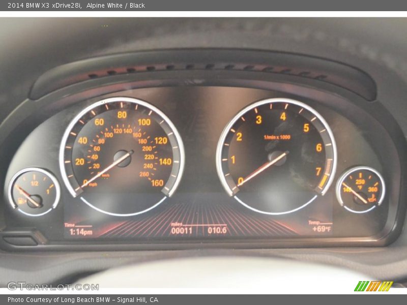 Alpine White / Black 2014 BMW X3 xDrive28i