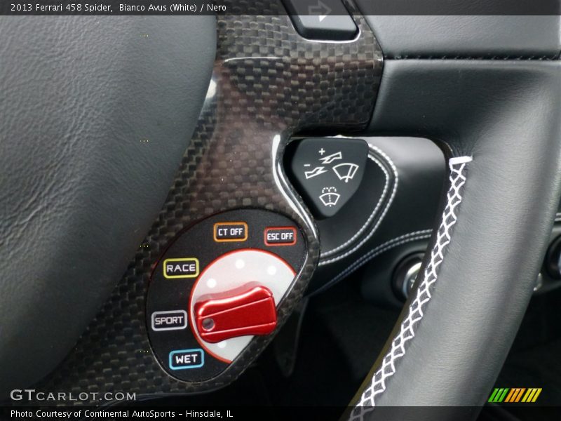Controls of 2013 458 Spider