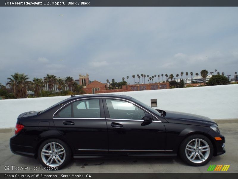 Black / Black 2014 Mercedes-Benz C 250 Sport