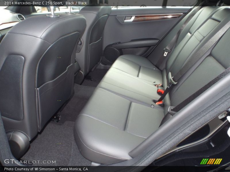 Black / Black 2014 Mercedes-Benz C 250 Sport