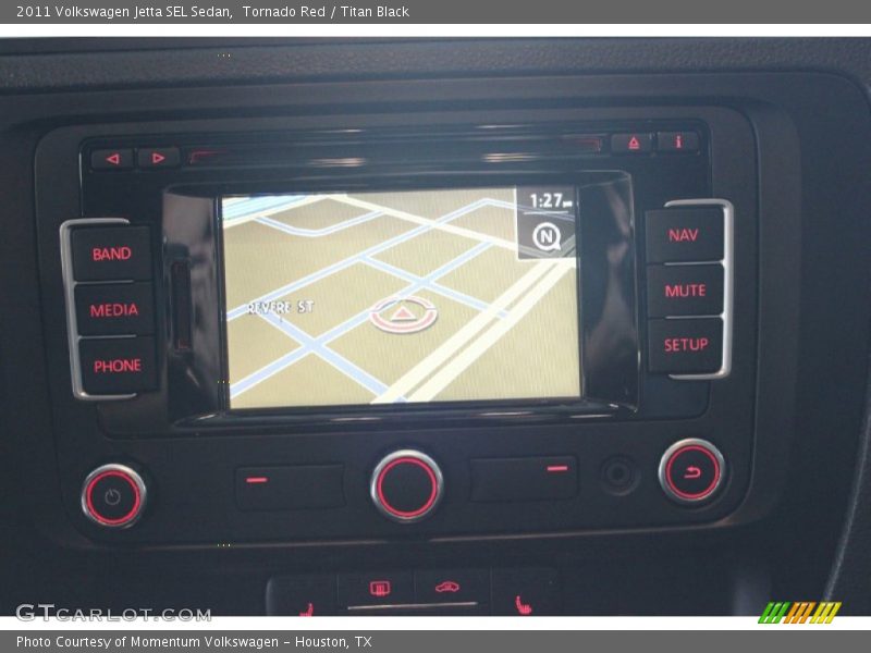 Tornado Red / Titan Black 2011 Volkswagen Jetta SEL Sedan