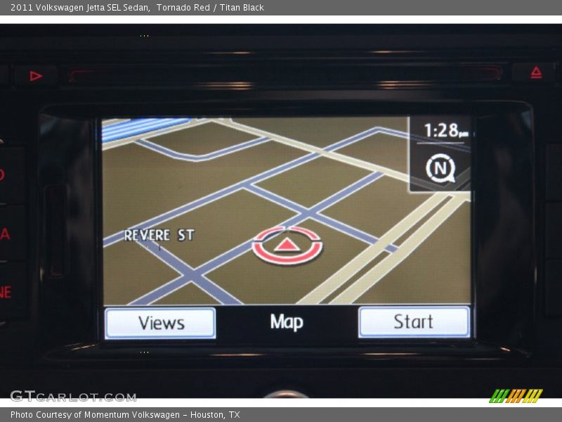 Tornado Red / Titan Black 2011 Volkswagen Jetta SEL Sedan