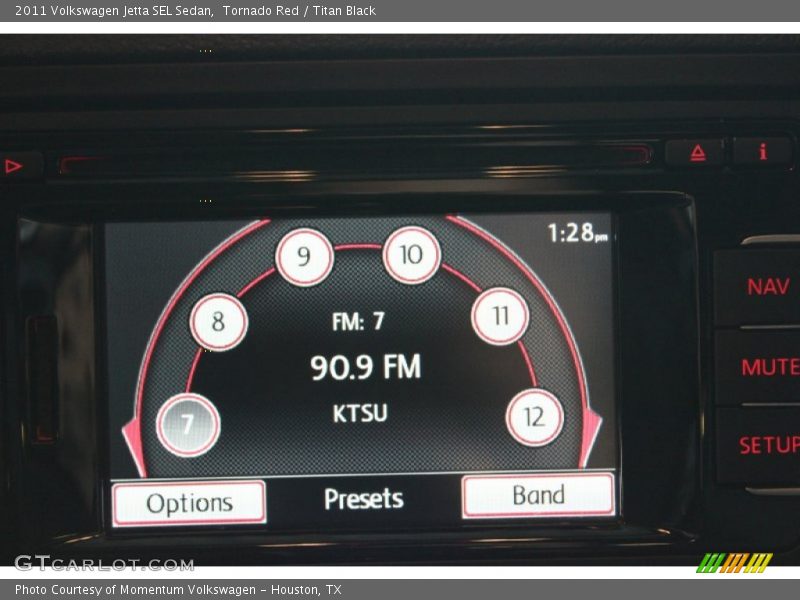 Tornado Red / Titan Black 2011 Volkswagen Jetta SEL Sedan