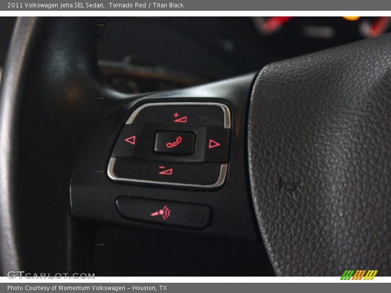 Tornado Red / Titan Black 2011 Volkswagen Jetta SEL Sedan