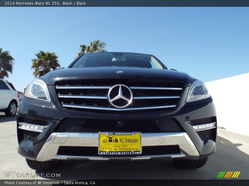 Black / Black 2014 Mercedes-Benz ML 350